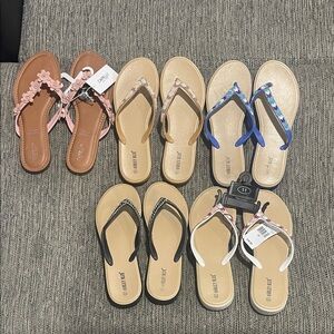 5 pairs of women’s sandals Size‎ 11